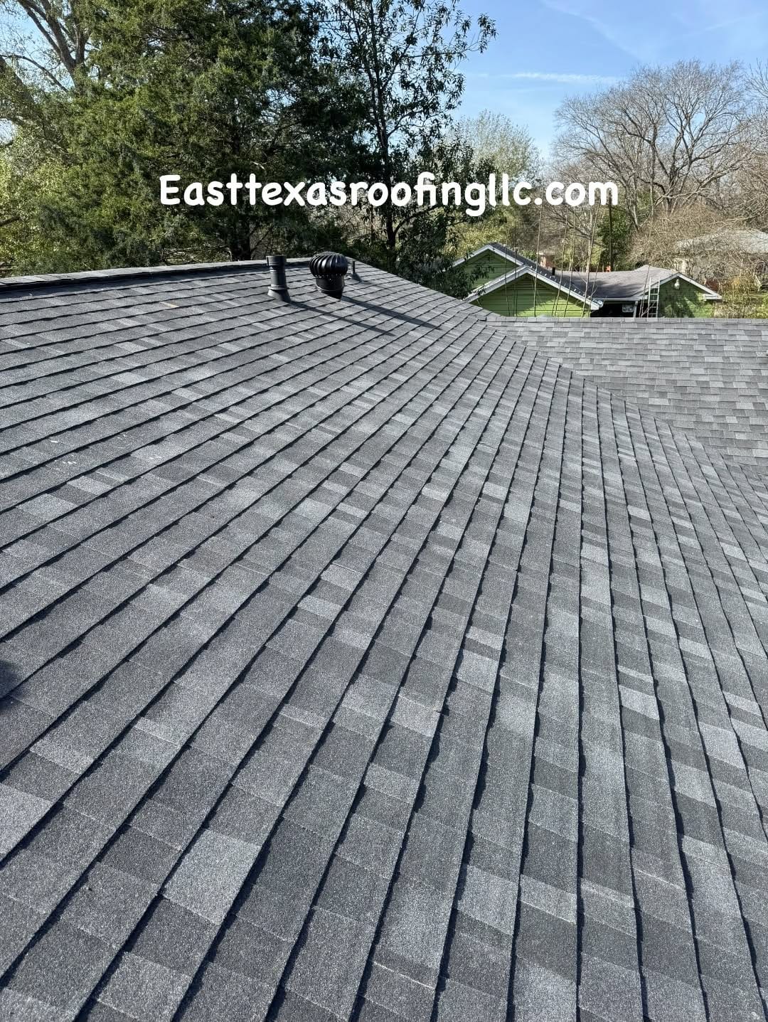 new roofing installation - East Texas job